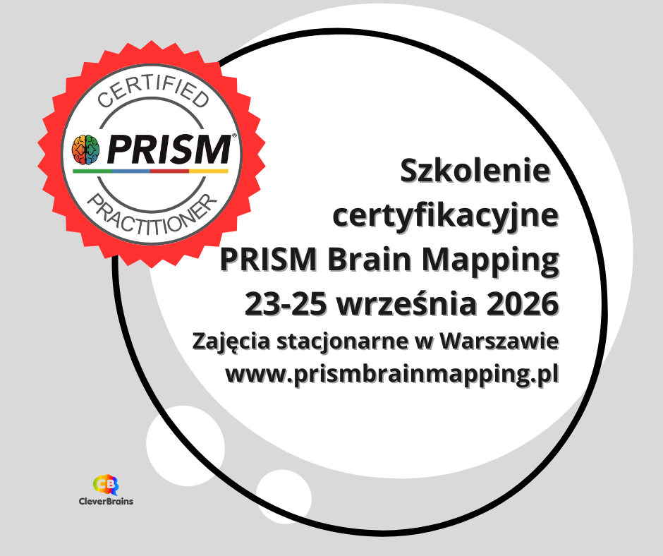 reklama Szkolenie certyfikacyjne PRISM Brain Mapping